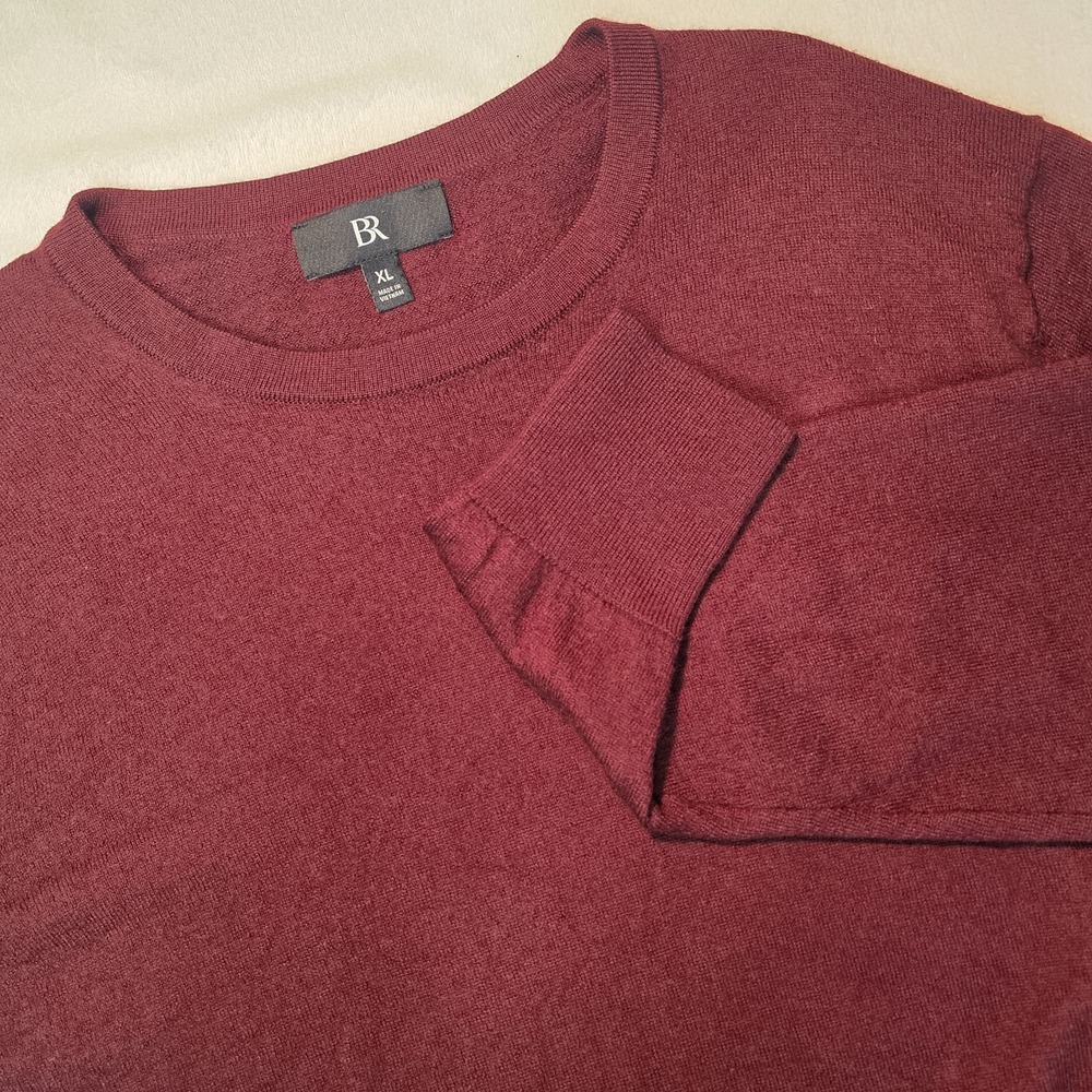 Banana Republic Burgundy Crewneck Sweater